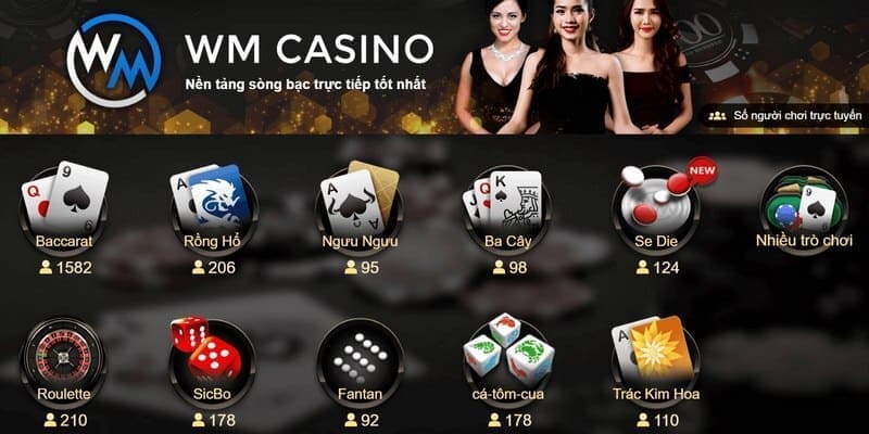 Những điều giới thiệu sơ qua về sảnh WM Casino Rikvip